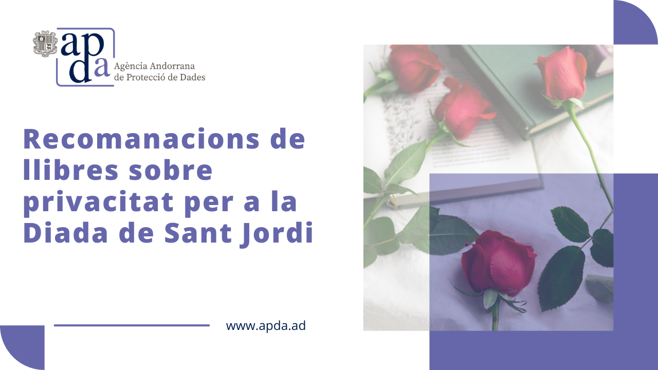 Recomanacions de llibres sobre privacitat per a la Diada de Sant Jordi