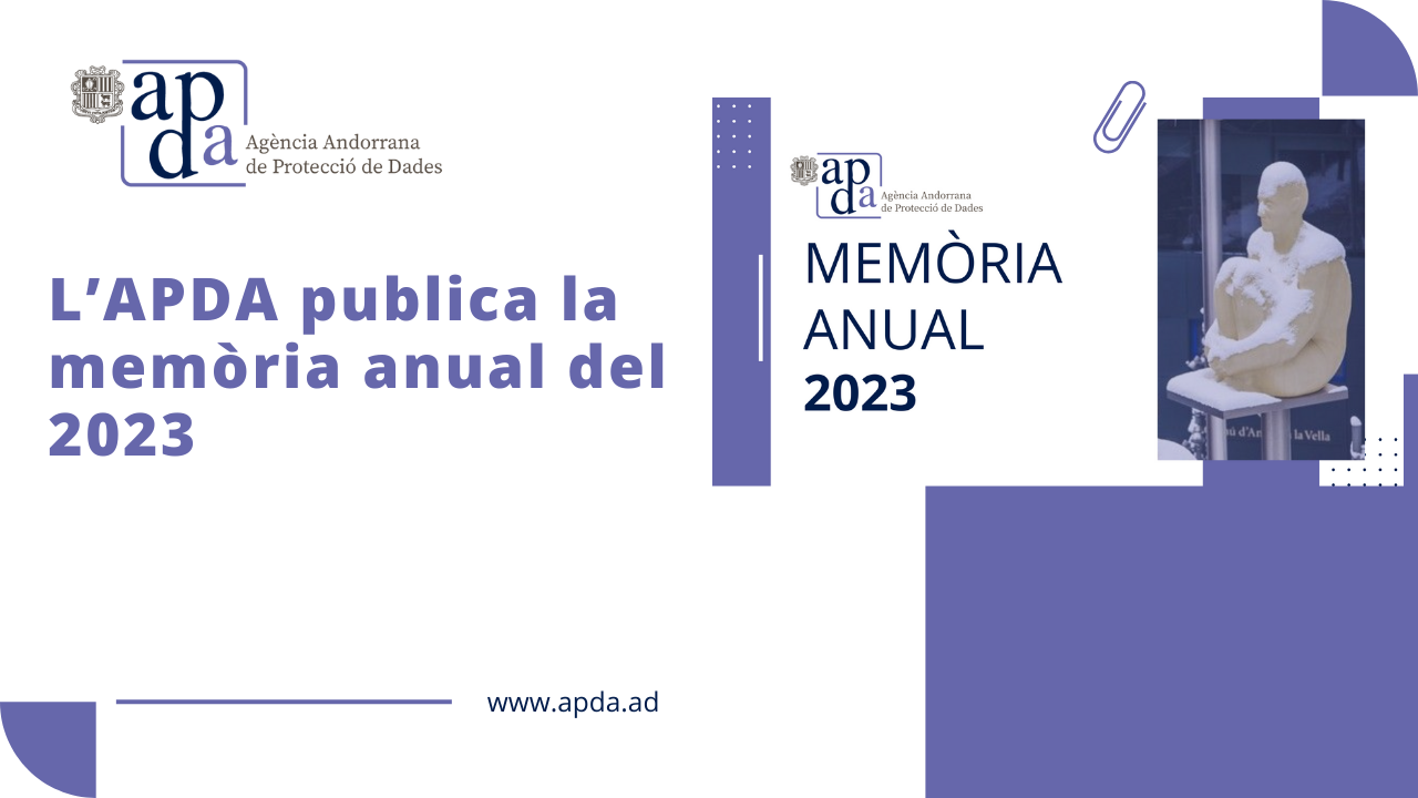 L’APDA publica la memòria anual del 2023
