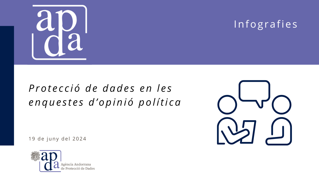 Protecció de dades en les enquestes d’opinió política